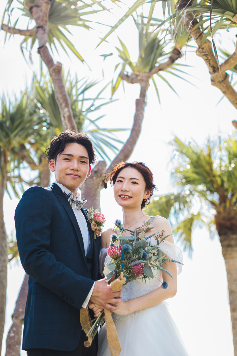 南国沖縄でのフォトウェディング♡