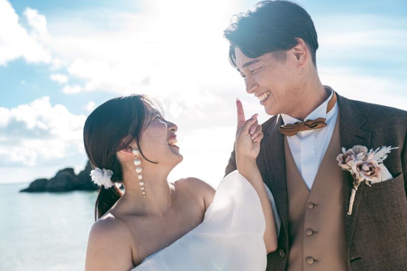 ヴェールアップと指輪交換♡