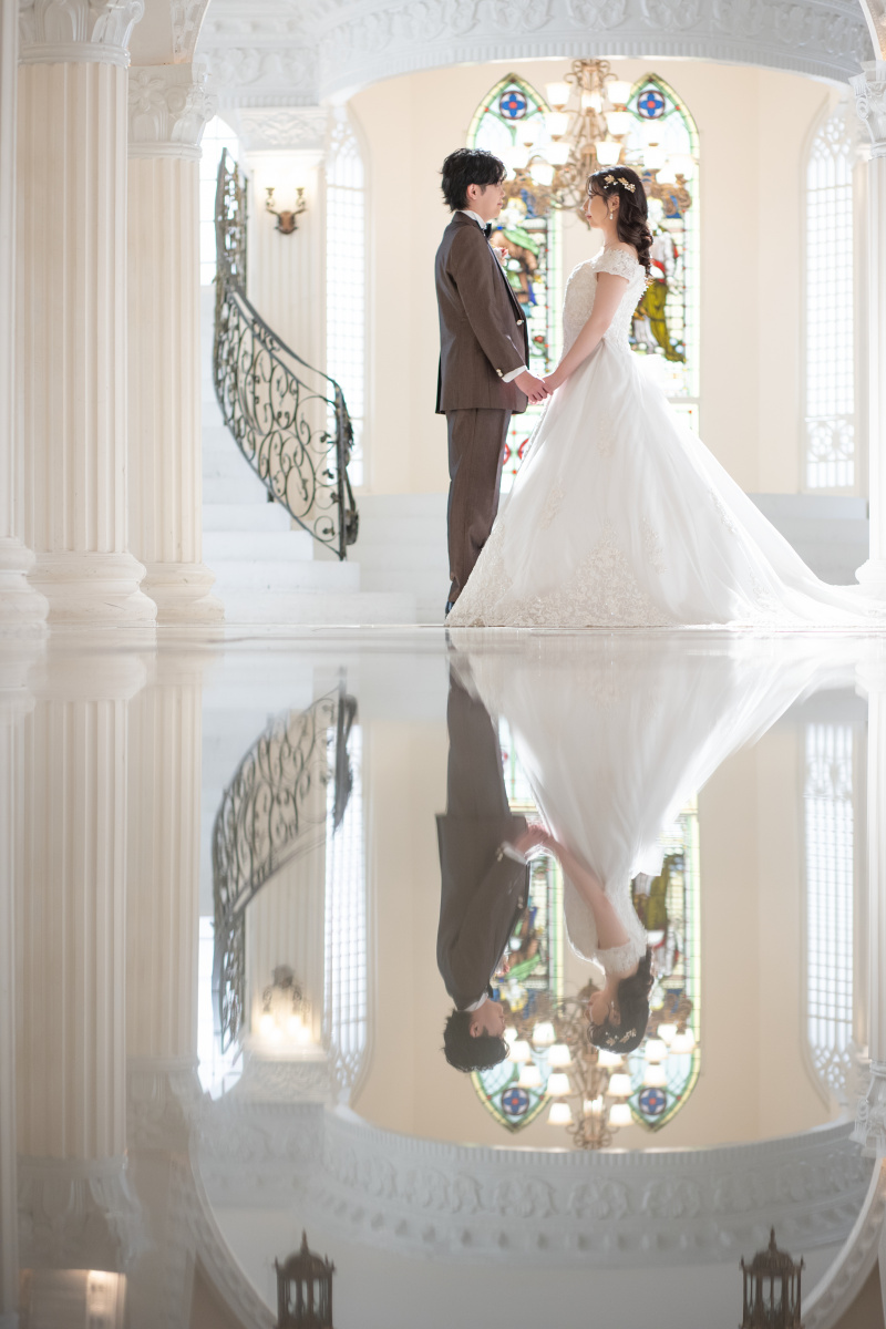 奥行きが生み出す本格ウェディング studio”チャペル”のご紹介①