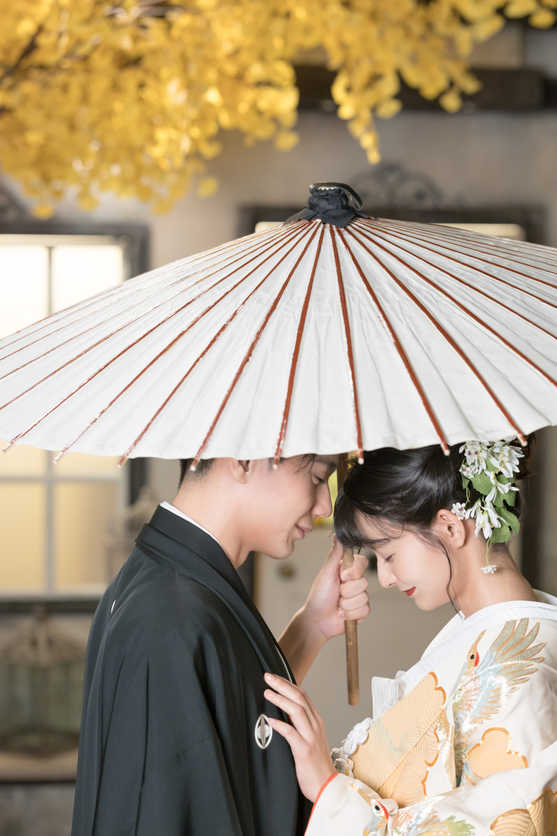 秋撮影や秋婚・冬婚のカップル様向け！和装撮影シーンのご紹介