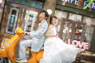 スタジオ内のヴェスパを使って撮影を楽しもう
