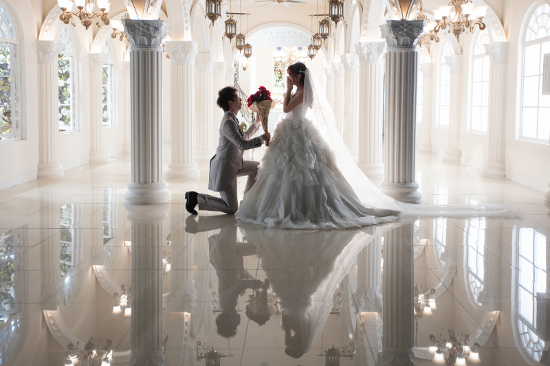 奥行きが生み出す本格ウェディング studio”チャペル”のご紹介①