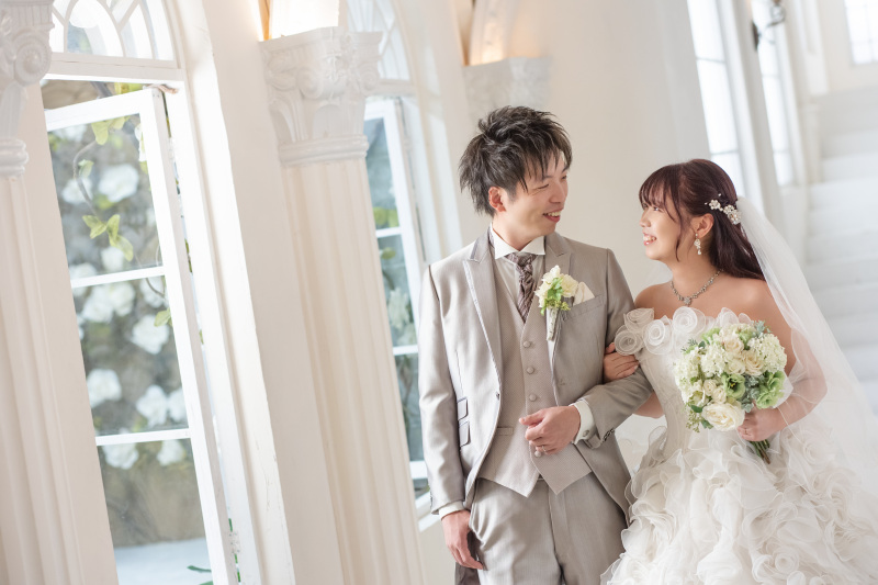 奥行きが生み出す本格ウェディング studio”チャペル”のご紹介①