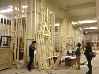 5メートルの天井高があるスタジオ