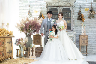 家族で楽しくスタジオ撮影