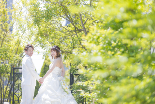 夏のフォトウェディングも素敵です!