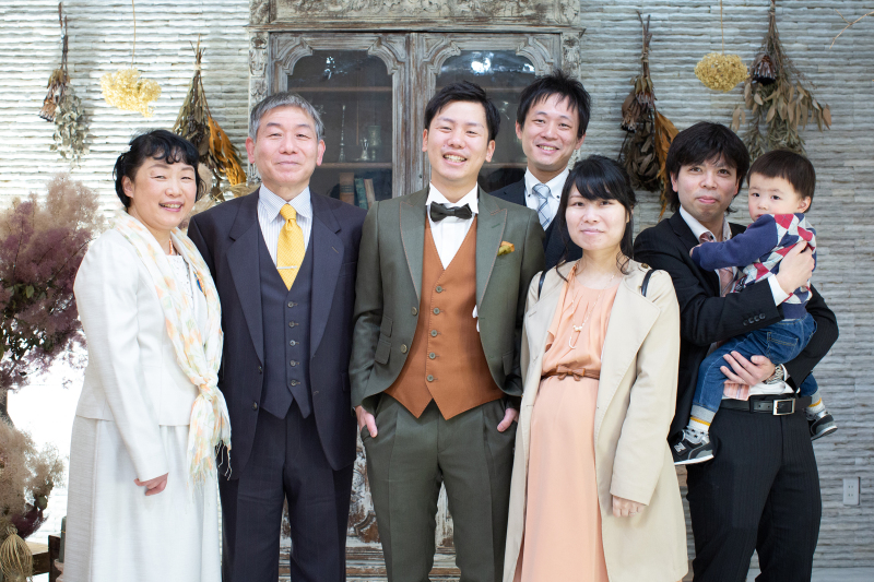 ご友人、ご家族と一緒に写真撮影会