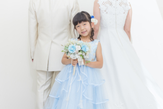 子供と一緒のフォトウエディング