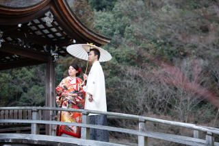 和装とお寺は相性バッチリ！