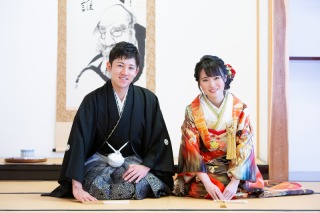 和装もお二人でリンクコーデ♪