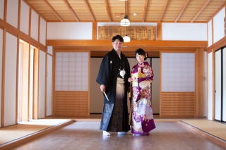 ご自分の振袖を花嫁衣装に。