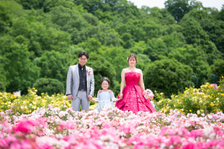 家族みんなでロケーション撮影