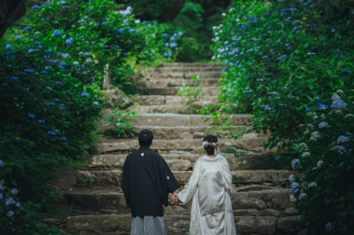 紫陽花ロケーション撮影！