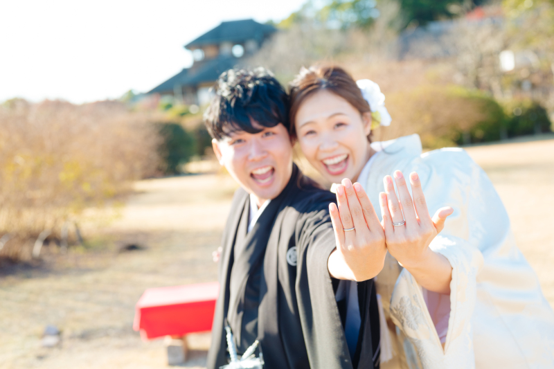 ◈ 永遠の誓いをカタチに ◈ 最高の笑顔で届ける指輪ショット