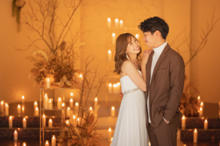 クリスマス&times;キャンドルウェディングフォト♡