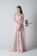 カラードレス&times;パンツスタイル