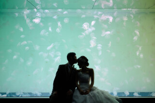 幻想的な光に包まれる♡水族館で夢のようなフォト!