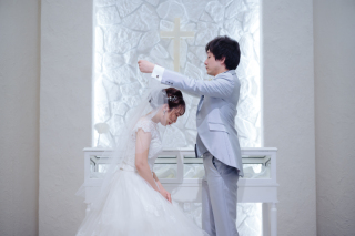 チャペルで撮影ができる♡！