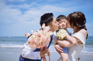 海ロケーション&times;ファミリーフォト