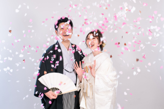 和装アイテム×コンフェッティ