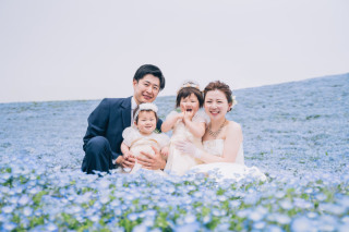 ネモフィラ&times;ファミリーフォト！！