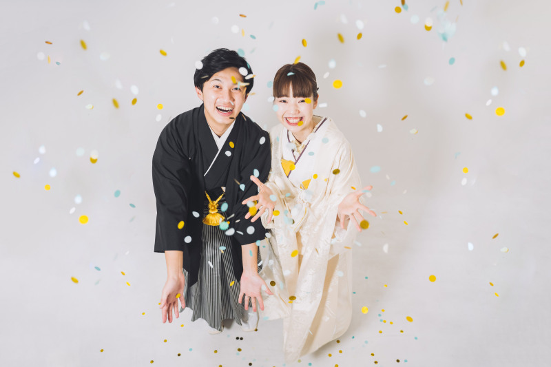 笑顔×和装