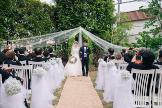 挙式＠アンシャンテガーデン