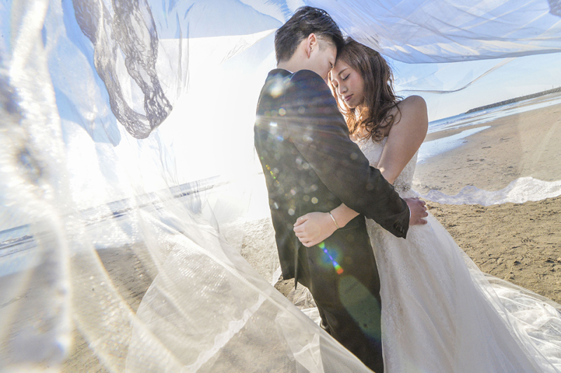 洋装ロケーション-海-