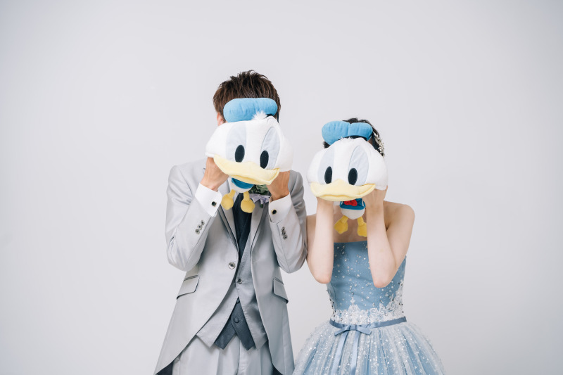 ドナルドダック×洋装フォト