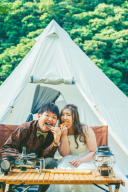 キャンプ&times;フォトウェディング♡