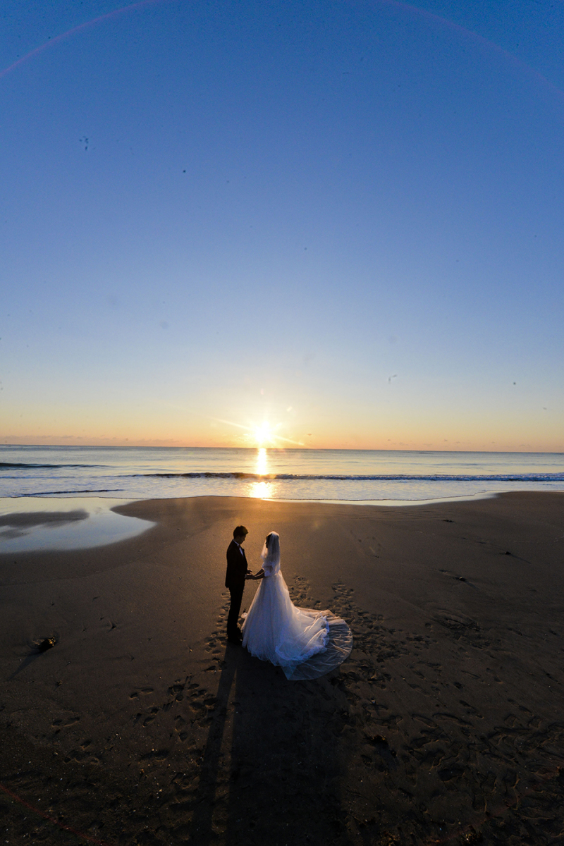 洋装ロケーション-海-