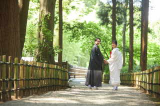 新緑&times;偕楽園ロケーション♪