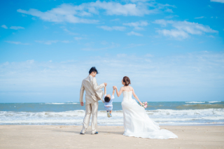 ファミリーフォト in 海！！