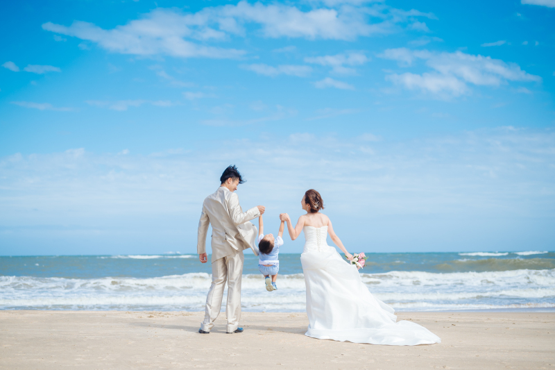 ファミリーフォト in 海!!
