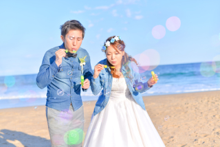 キラキラシャボン玉