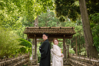 和装ロケ&times;偕楽園