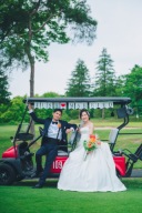 ゴルフ場 × フォトウェディング