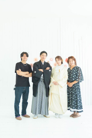 ご家族様にも撮影を盛り上げてもらえます!