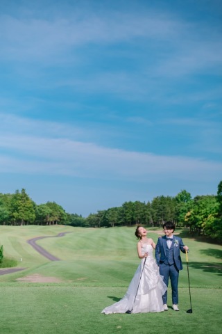 ゴルフ × フォトウェディング