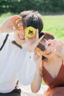 ウエディングフォトでピクニック撮影♡