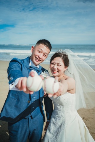 海ロケーションフォトウェディング