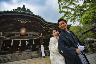 神社で思い出を