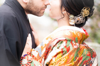 神社さんで和装ロケーション撮影