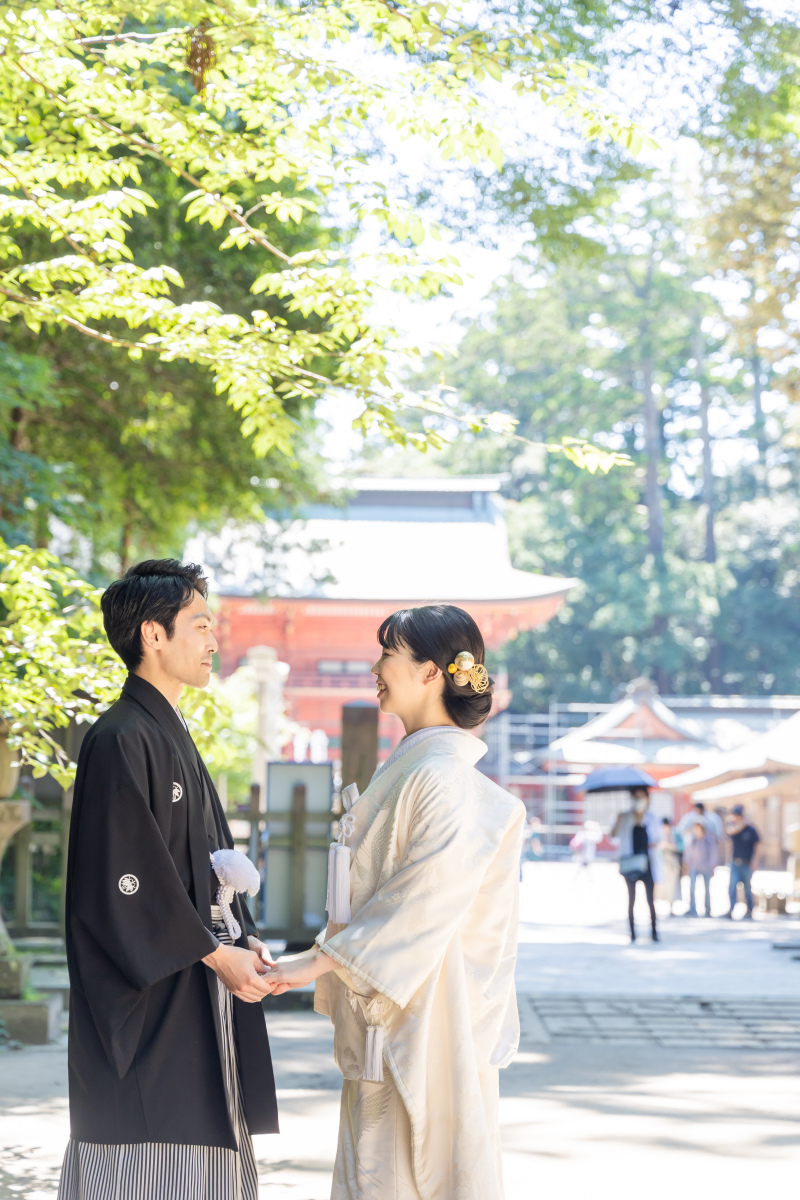 格式ある鹿島神宮で誓う、厳かな和の結婚式