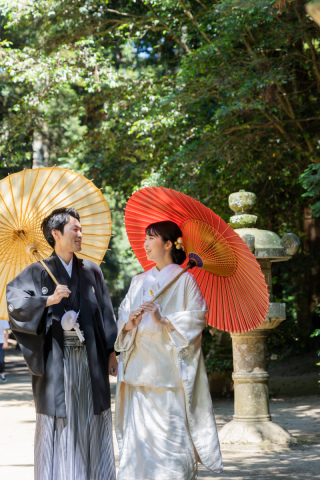 格式ある鹿島神宮で誓う、厳かな和の結婚式