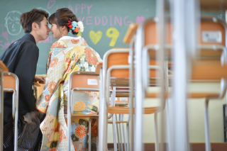 思い出の場所で幸せの瞬間を