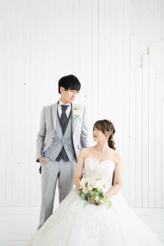 スタジオで穏やかに