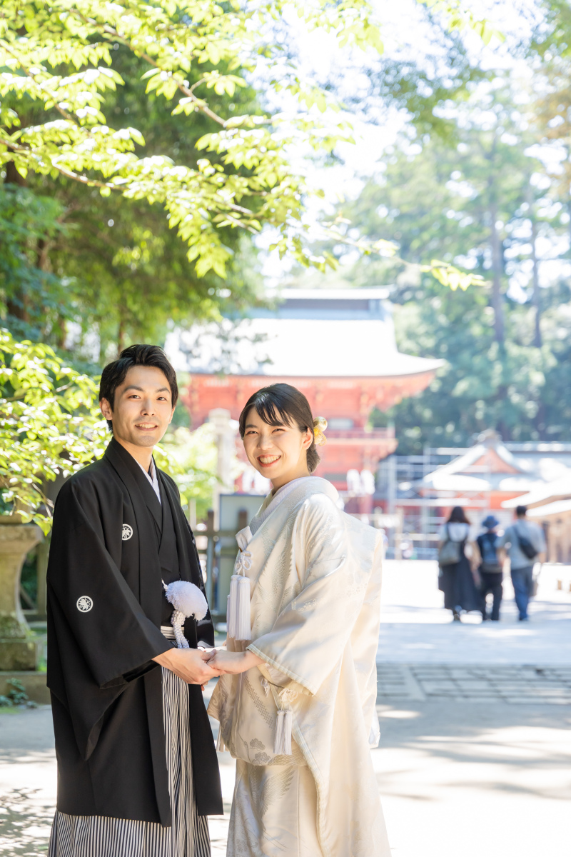 格式ある鹿島神宮で誓う、厳かな和の結婚式