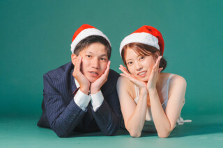 テーマはクリスマス!カジュアルフォトで自然体なお二人を