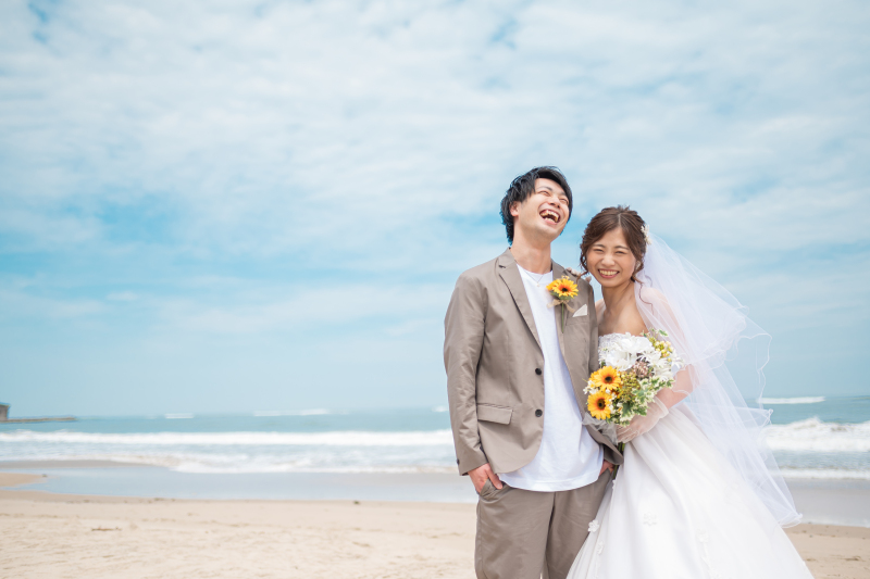 海と空に包まれて残す